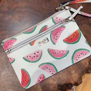 Kate spade watermelon print wristlet
